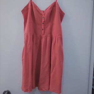 Express Coral Pink Dress Size Large